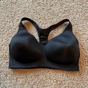 Nike Sports Bra Wireless Workout Active Racerback High Impact Black 38DD